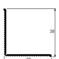 Плинтусная лента JL38 (38мм x 38мм)
