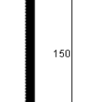 Гибкий напольный плинтус JL-150 мм (15 см)